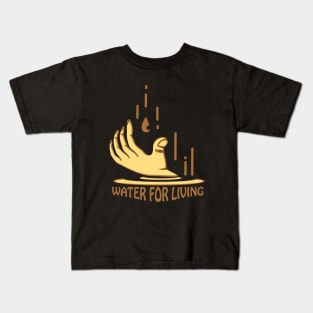 water for living illustration Kids T-Shirt